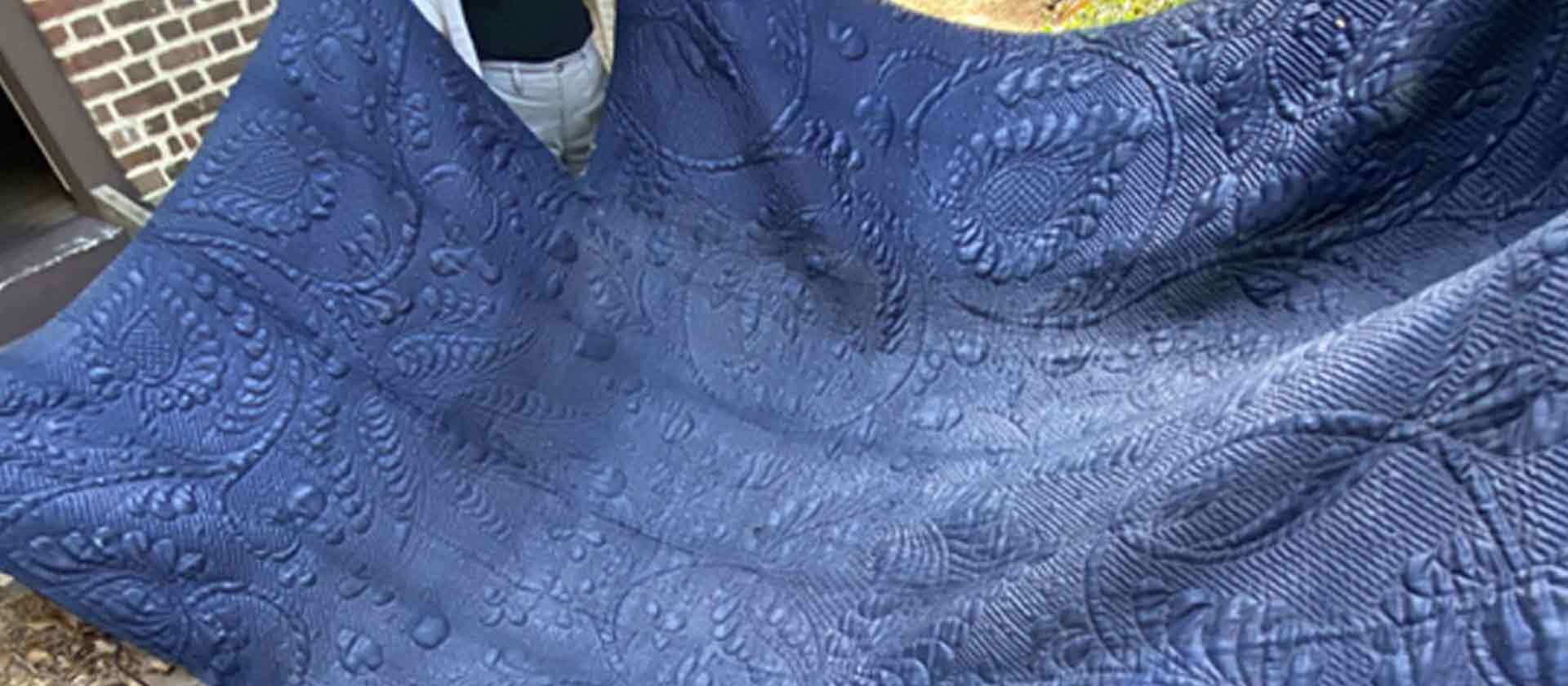 Rare 18th Century Blue Quilt